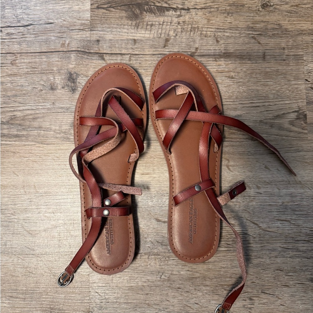 Brown Leather Sandals